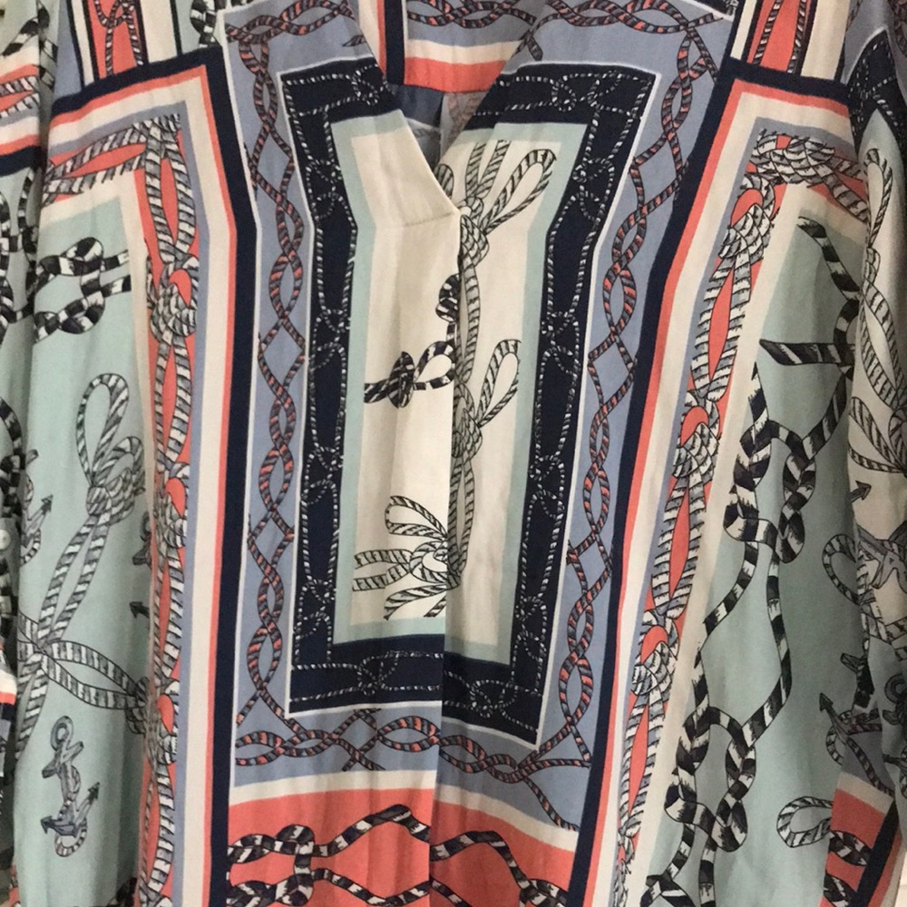 Stradivarius Patterned Women's Top - Multicolor S… - image 2